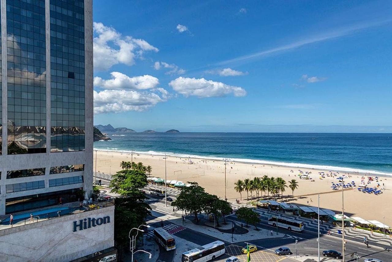 Studio Moderno Com Vista Privilegiada Para A Praia Rio de Janeiro Bagian luar foto