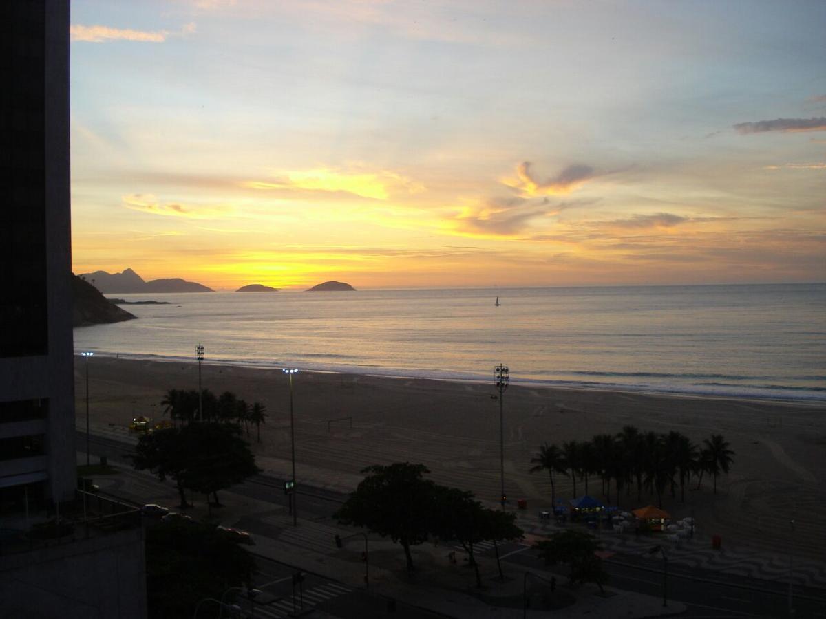 Studio Moderno Com Vista Privilegiada Para A Praia Rio de Janeiro Bagian luar foto